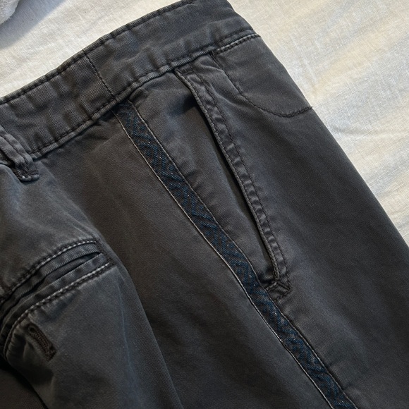 Anthropologie Chino Relaxed Fit Tuxedo Stripe Pants - Picture 7 of 15